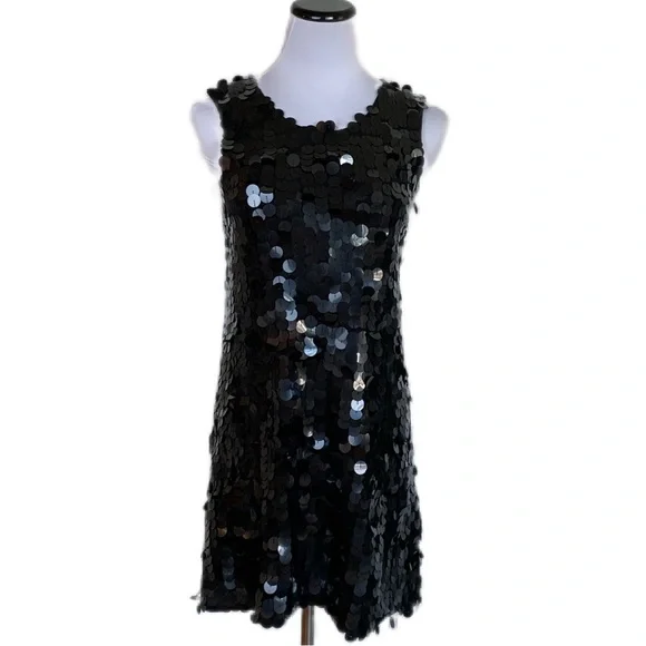 alice and olivia black sequin dress Alice & Olivia